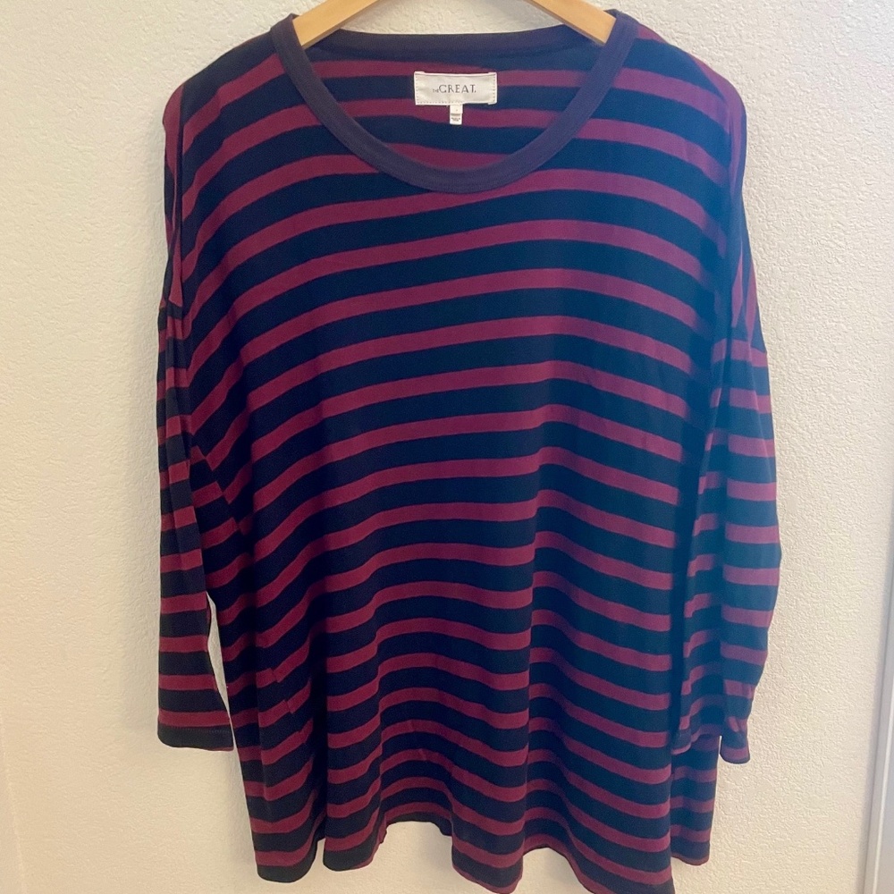 THE GREAT Oversized and Relaxed-Fit T-Shirt